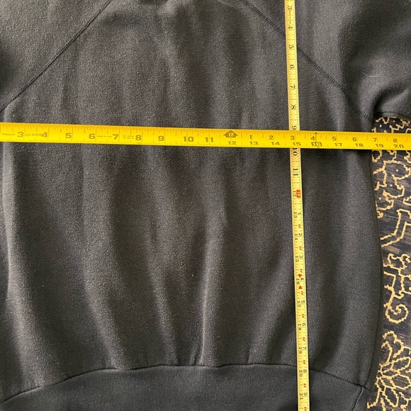 Vtg Sweatshirt Giraffe Motif Textured 3-D Navy 90s Cyn Les Shirlee Designs - Picture 3 of 4